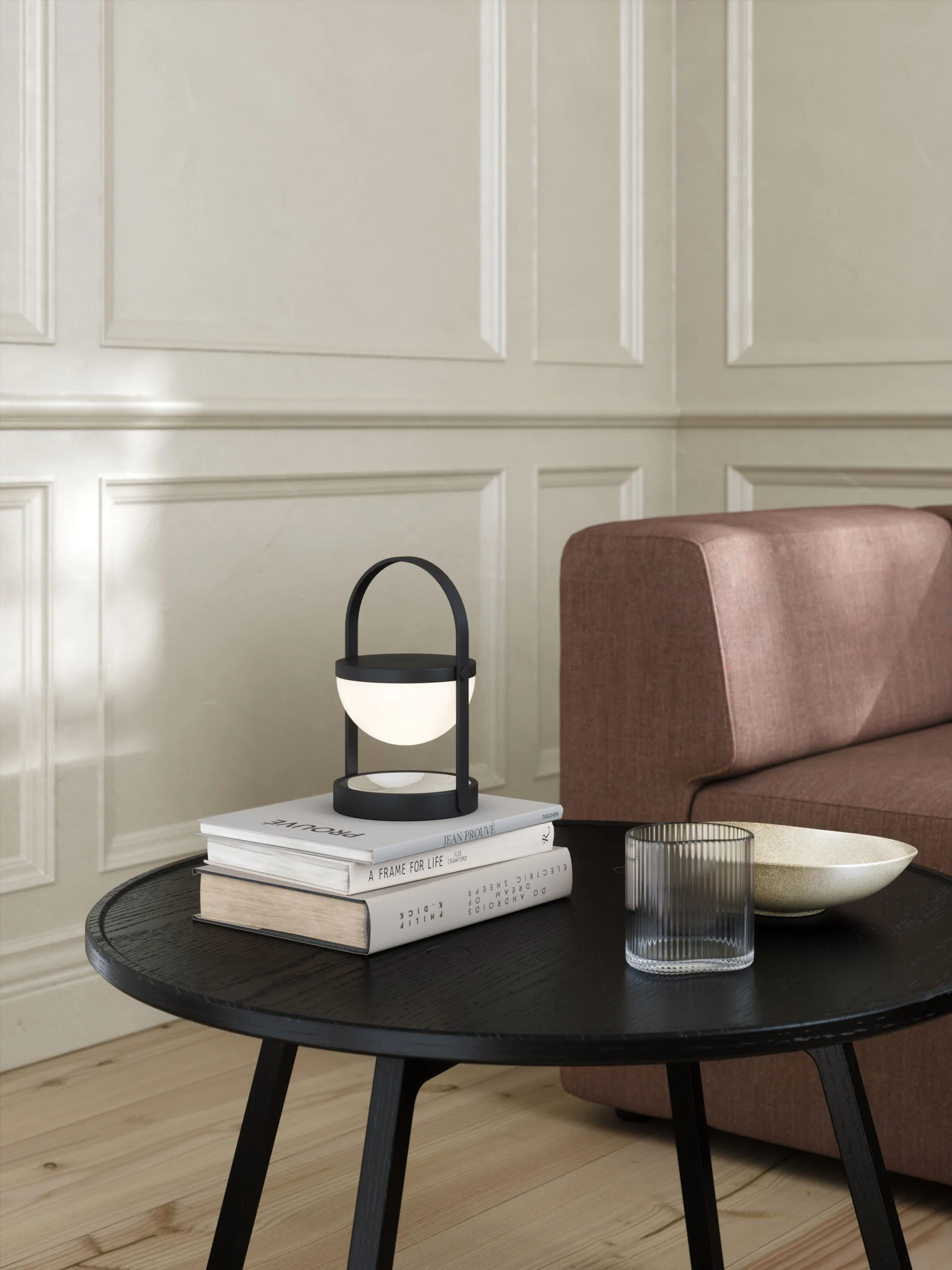 Lámpara de mesa portátil A-Flash 22 cm, Black Andersen Furniture