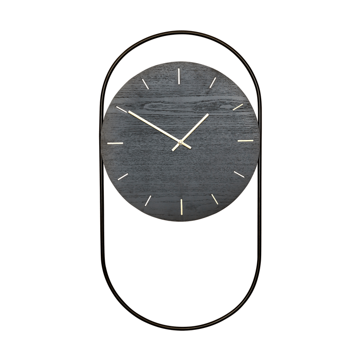 Reloj de pared A-Wall 41x76 cm - Black-brass - Andersen Furniture