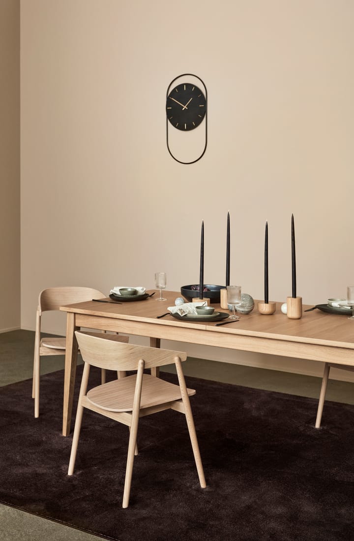 Reloj de pared A-Wall 41x76 cm, Black-brass Andersen Furniture