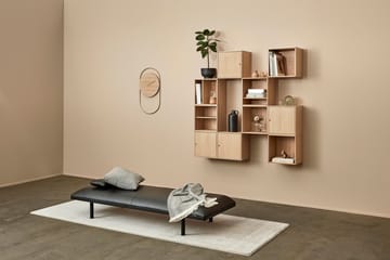 Reloj de pared A-Wall 41x76 cm - Oak-brass - Andersen Furniture