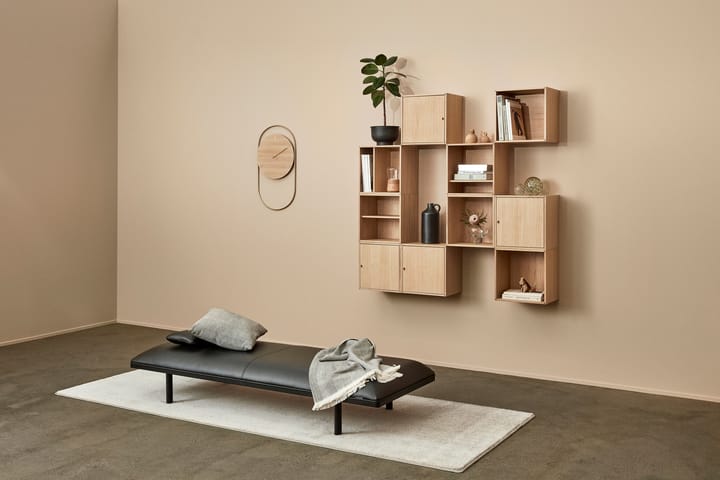 Reloj de pared A-Wall 41x76 cm, Oak-brass Andersen Furniture