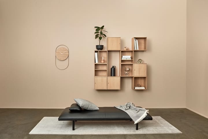 Reloj de pared A-Wall 41x76 cm, Oak-brass Andersen Furniture