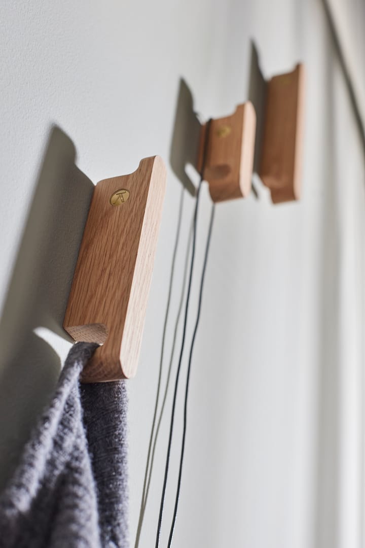 Set de 3 ganchos Multi Hooks, Oak Andersen Furniture