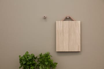 Tabla de cortar Andersen con asas de cuero Medium 24x30 cm - Oak - Andersen Furniture