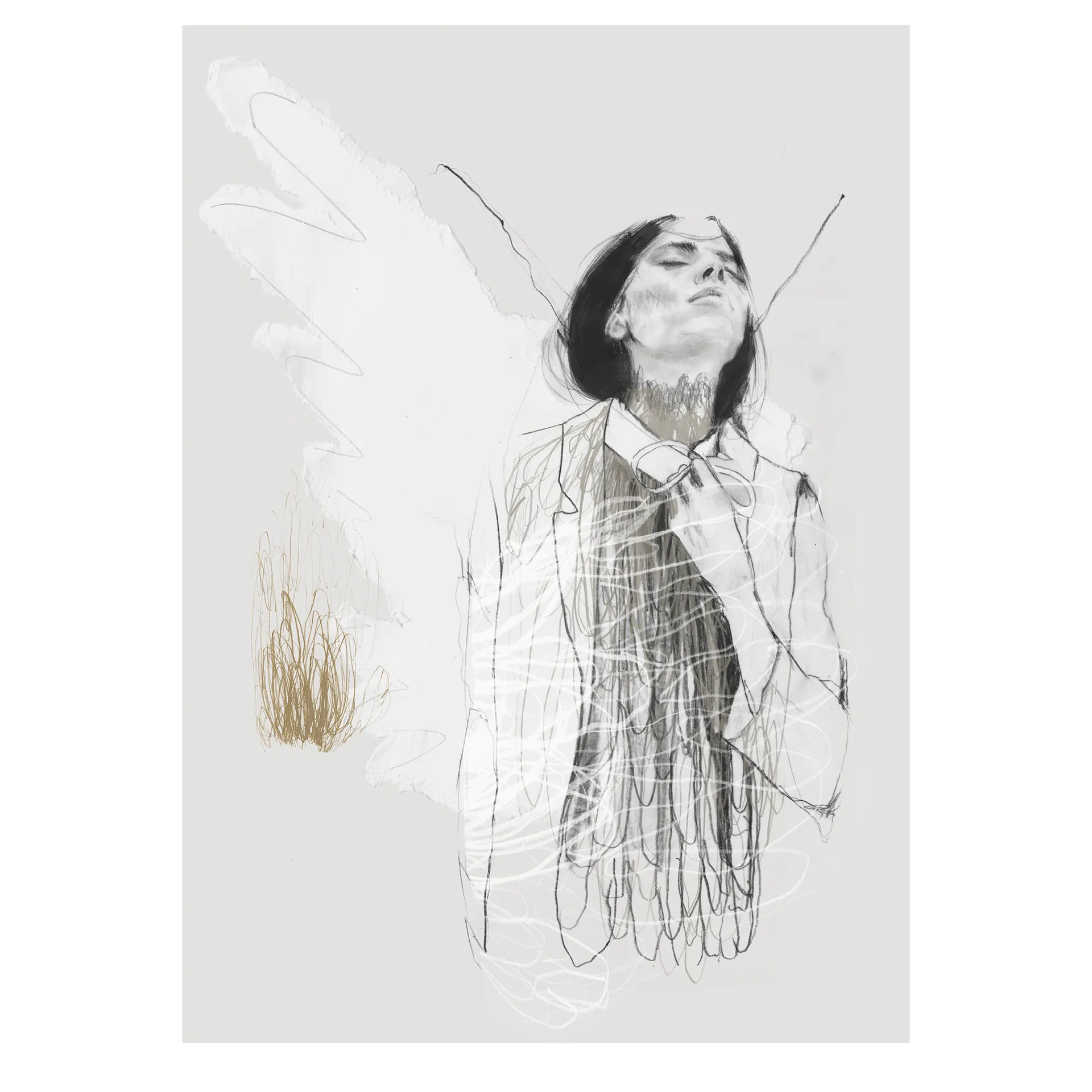 Lámina Fire flie, 70x100 cm Anna Bülow