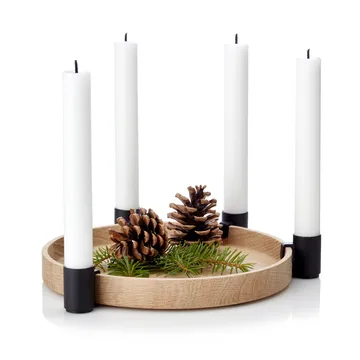 Candelabro de Adviento Luna - roble-negro - Applicata