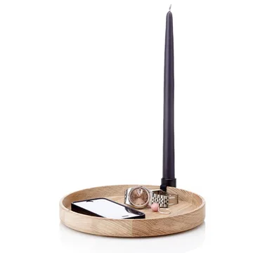 Candelabro de Adviento Luna - roble-negro - Applicata
