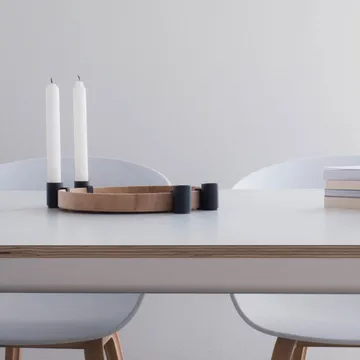 Candelabro de Adviento Luna - roble-negro - Applicata