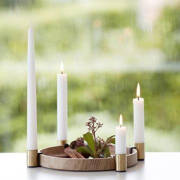 Candelabro Luna - roble-latón - Applicata