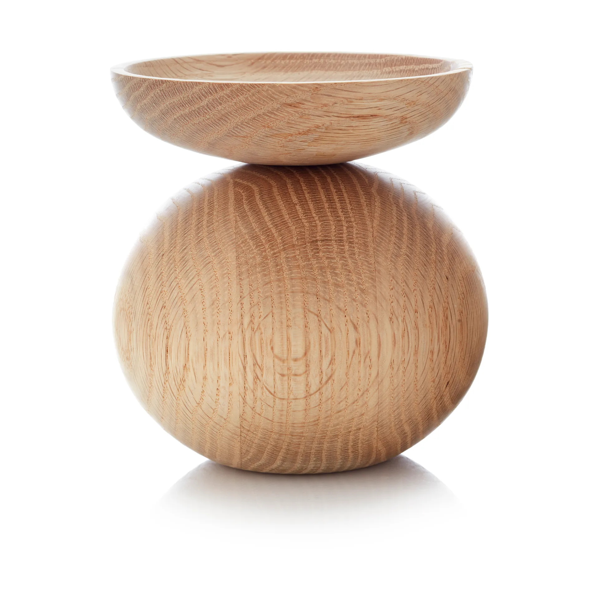 Jarrón Shape bowl, Roble Applicata