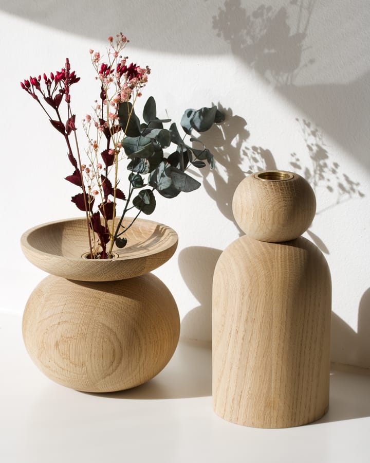 Jarrón Shape bowl, Roble Applicata