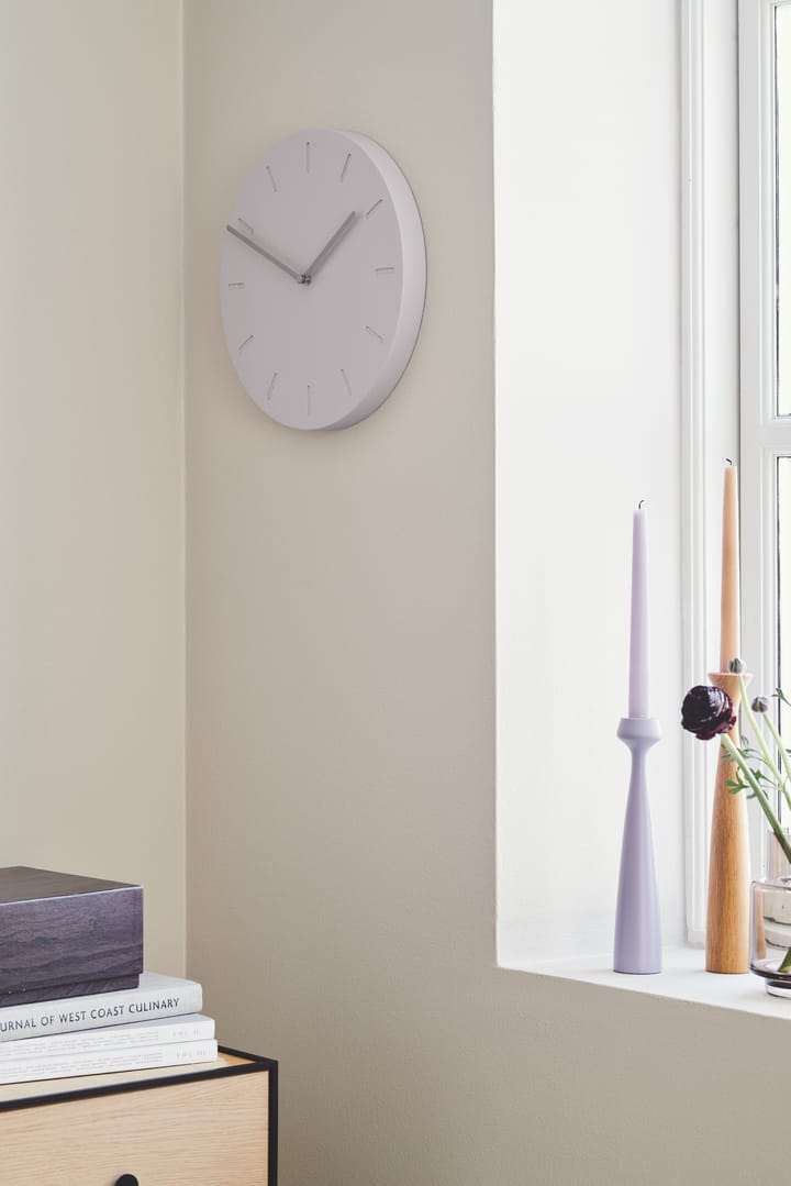 Reloj de pared Watch:Out, roble gris-gris Applicata