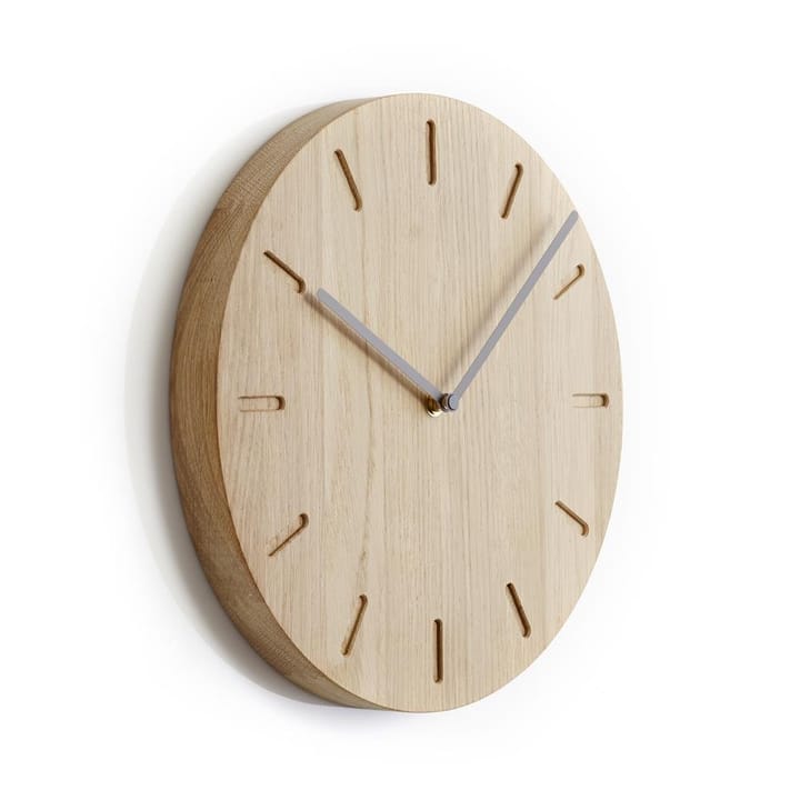 Reloj de pared Watch:Out - roble-gris - Applicata