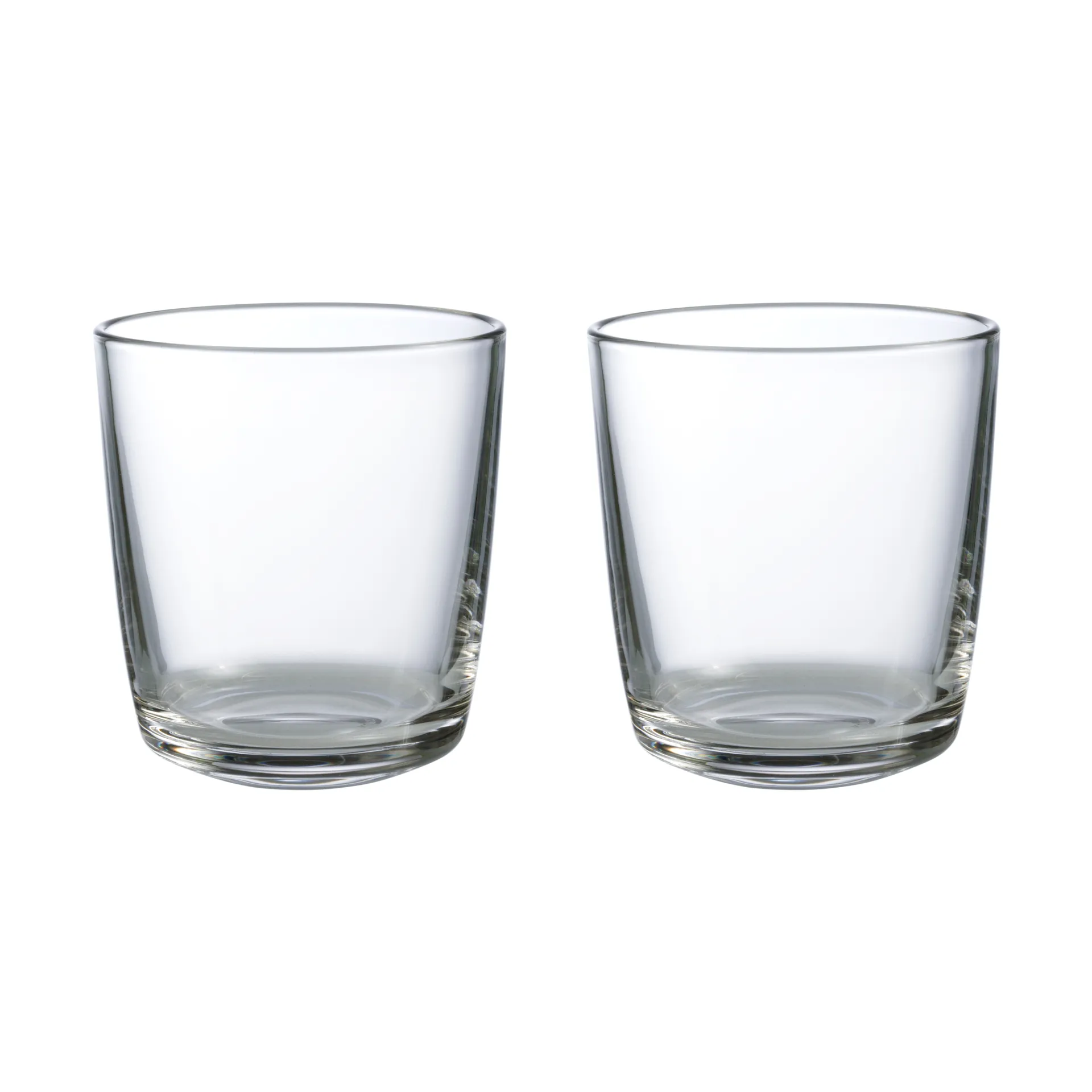 2 Vasos de agua Oma 28 cl, Transparente Arabia