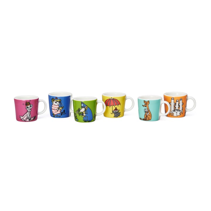 6 Tazas Mumin mini Tredje classic - Multi - Arabia