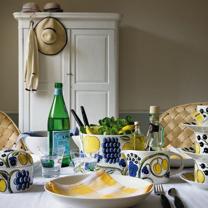 Bote con tapa Paratiisi, blanco-varios colores Arabia