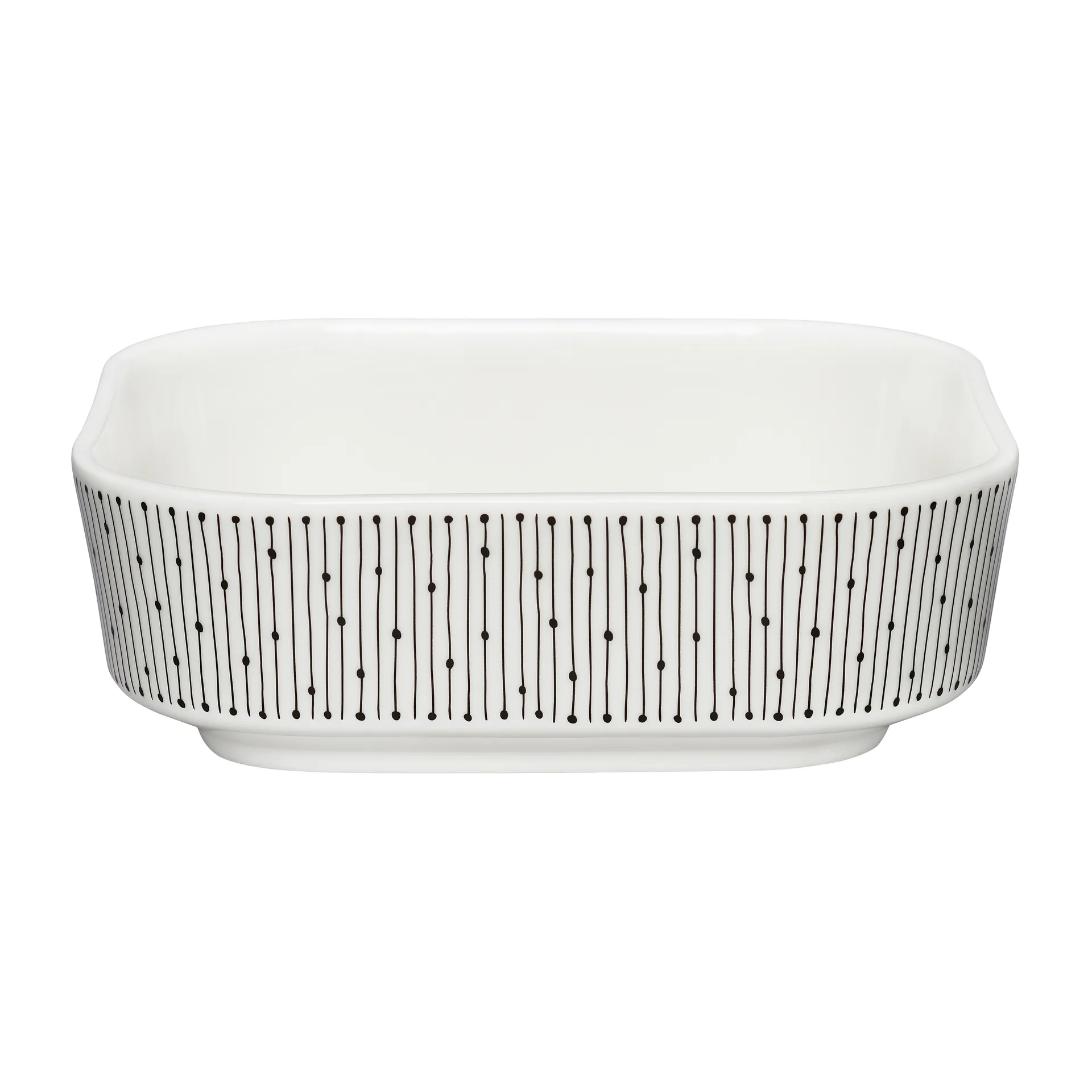 Fuente de horno Mainio Sarastus 0,7 l, Negro-blanco Arabia