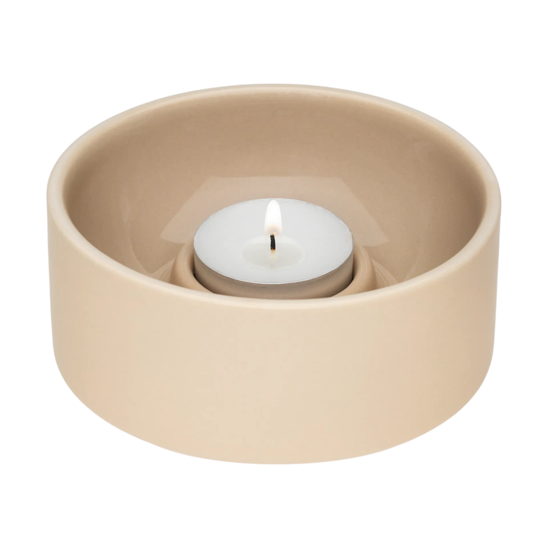 Linterna Kirnu Ø11x5 cm, Beige Arabia