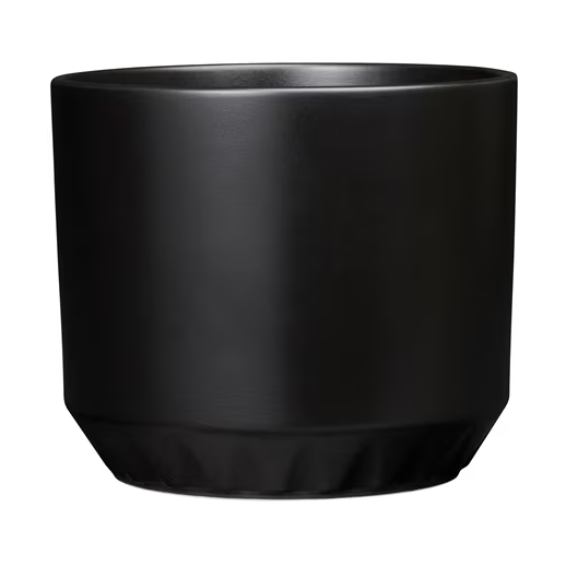 Arabia Maceta Ilona Ø14x12 cm Negro mate
