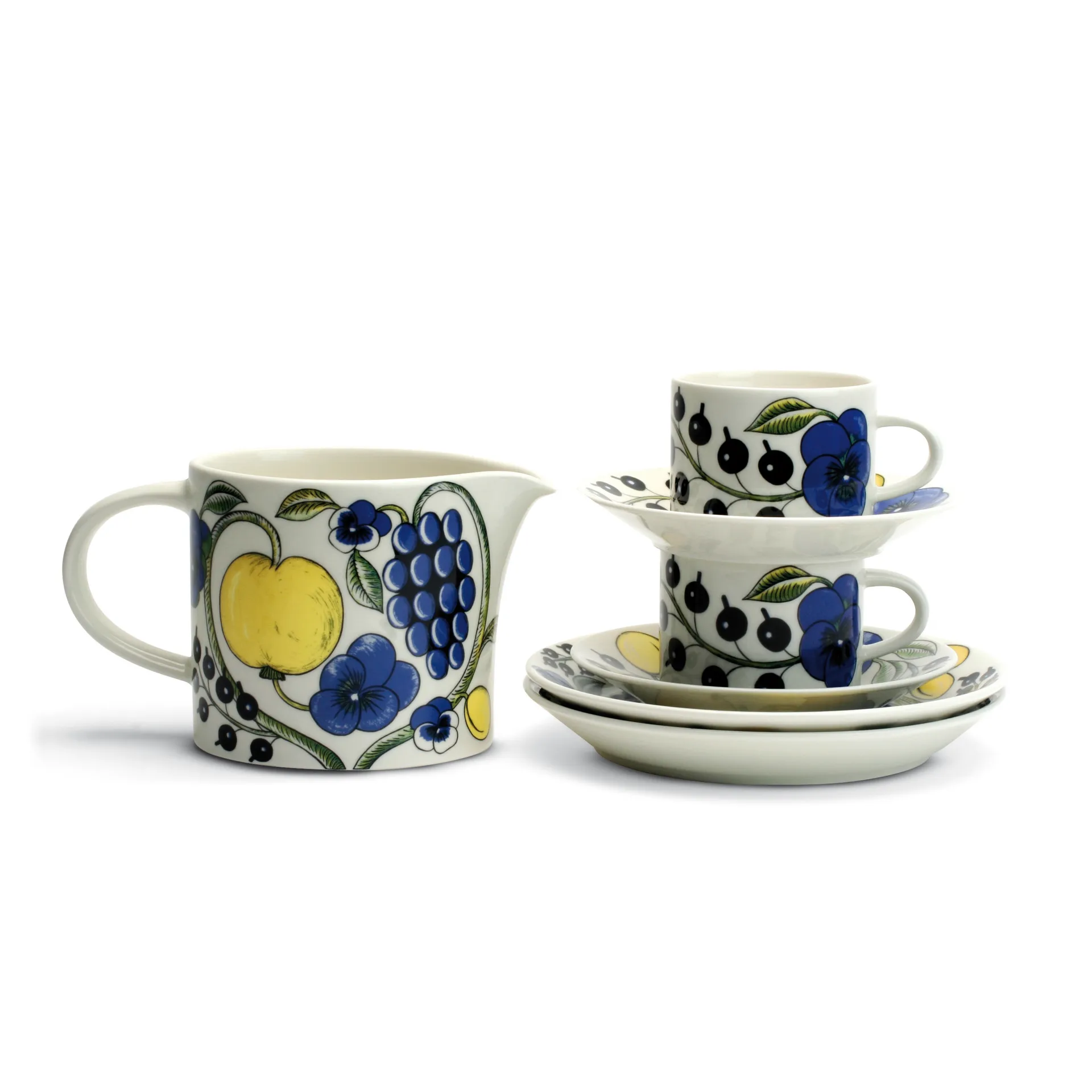 Plato Ø14 cm para taza de café 18 cl Paratiisi, azul Arabia