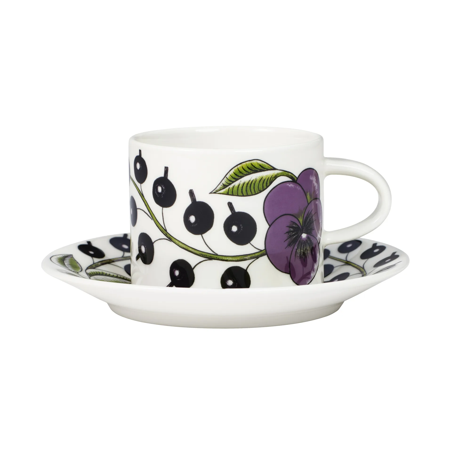 Plato Ø14 cm para taza de café 18 cl Paratiisi, morado Arabia