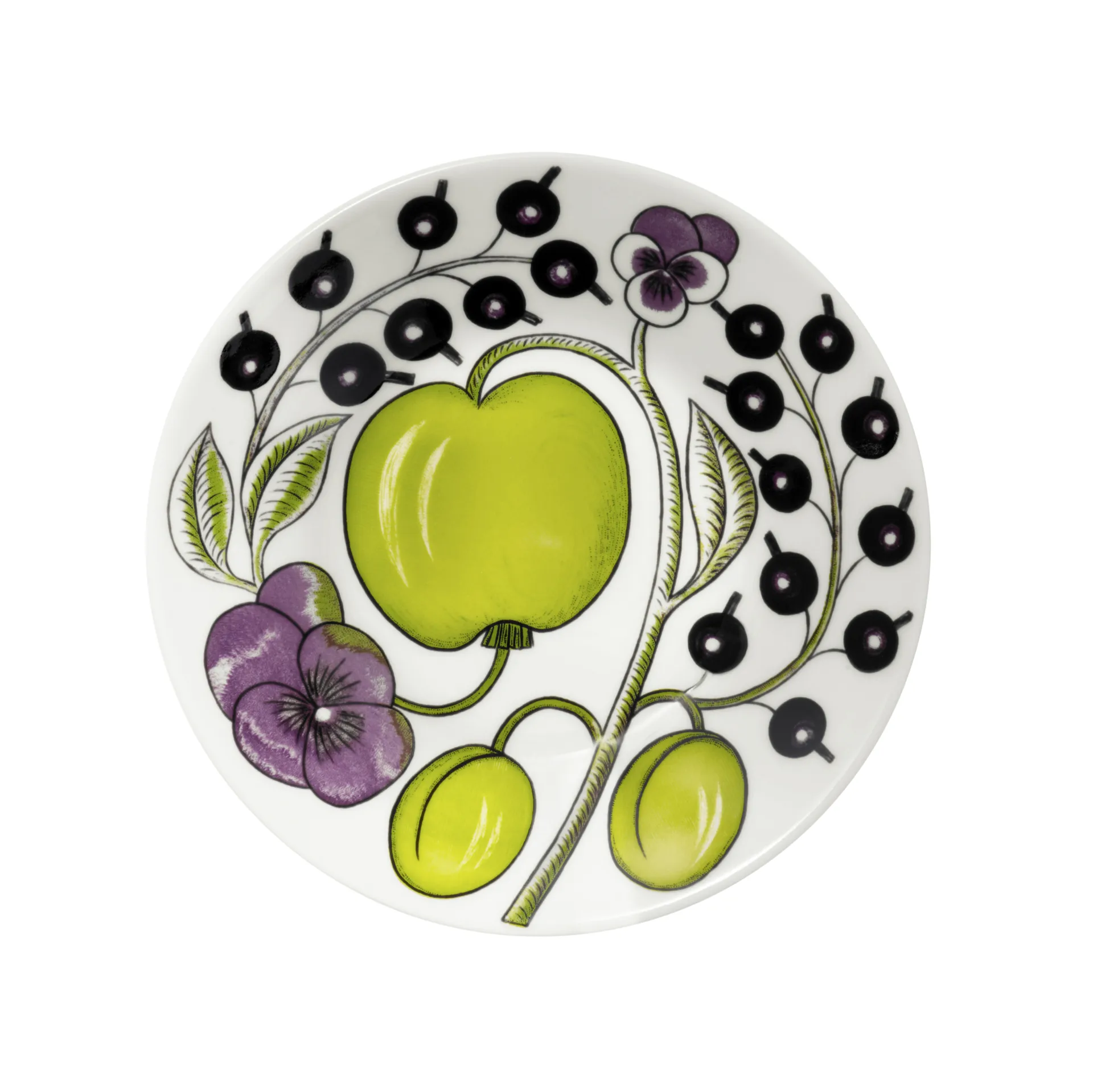 Plato Ø16,5 cm para taza de té 28 cl Paratiisi, morado Arabia