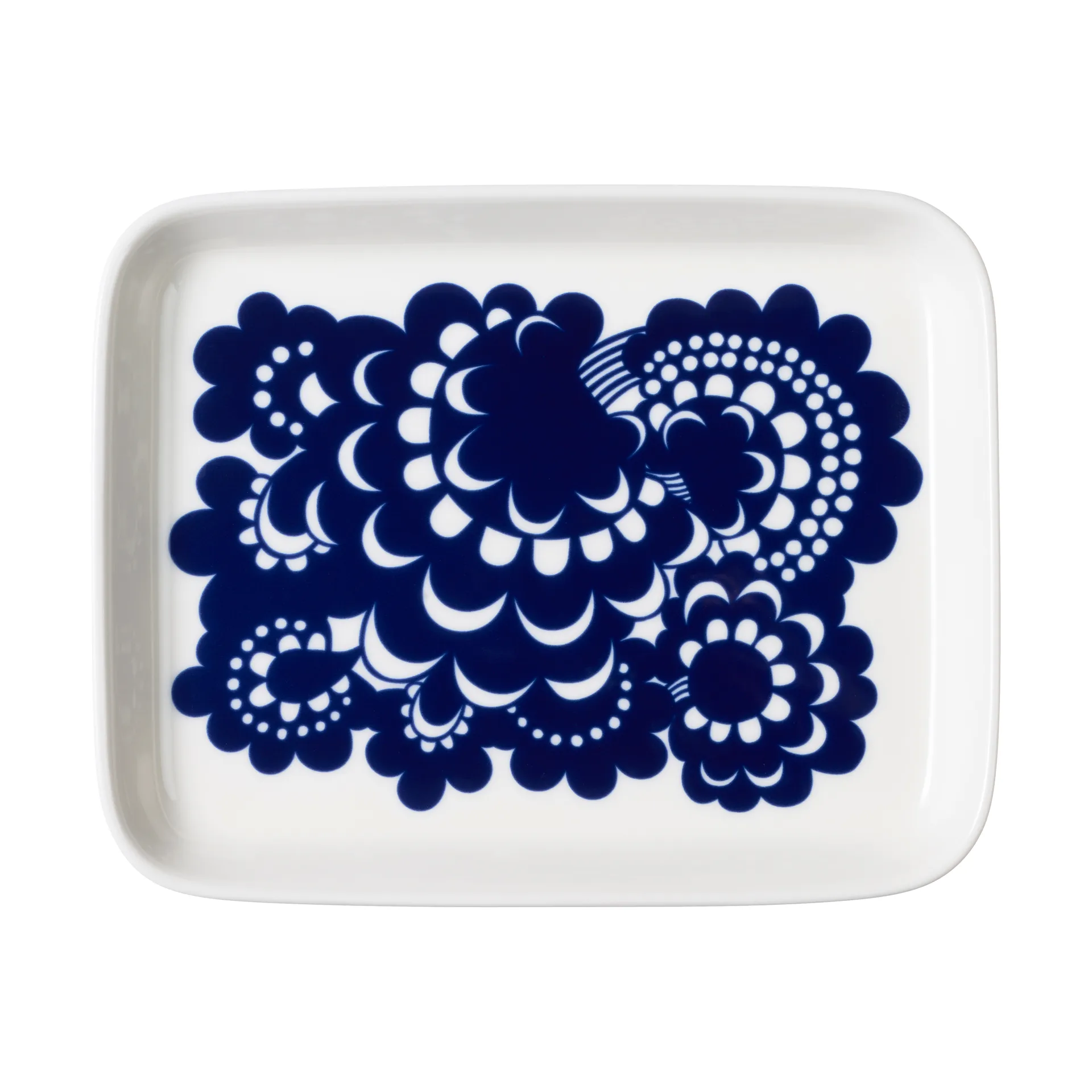 Plato Esteri 15x19 cm, Azul-blanco Arabia