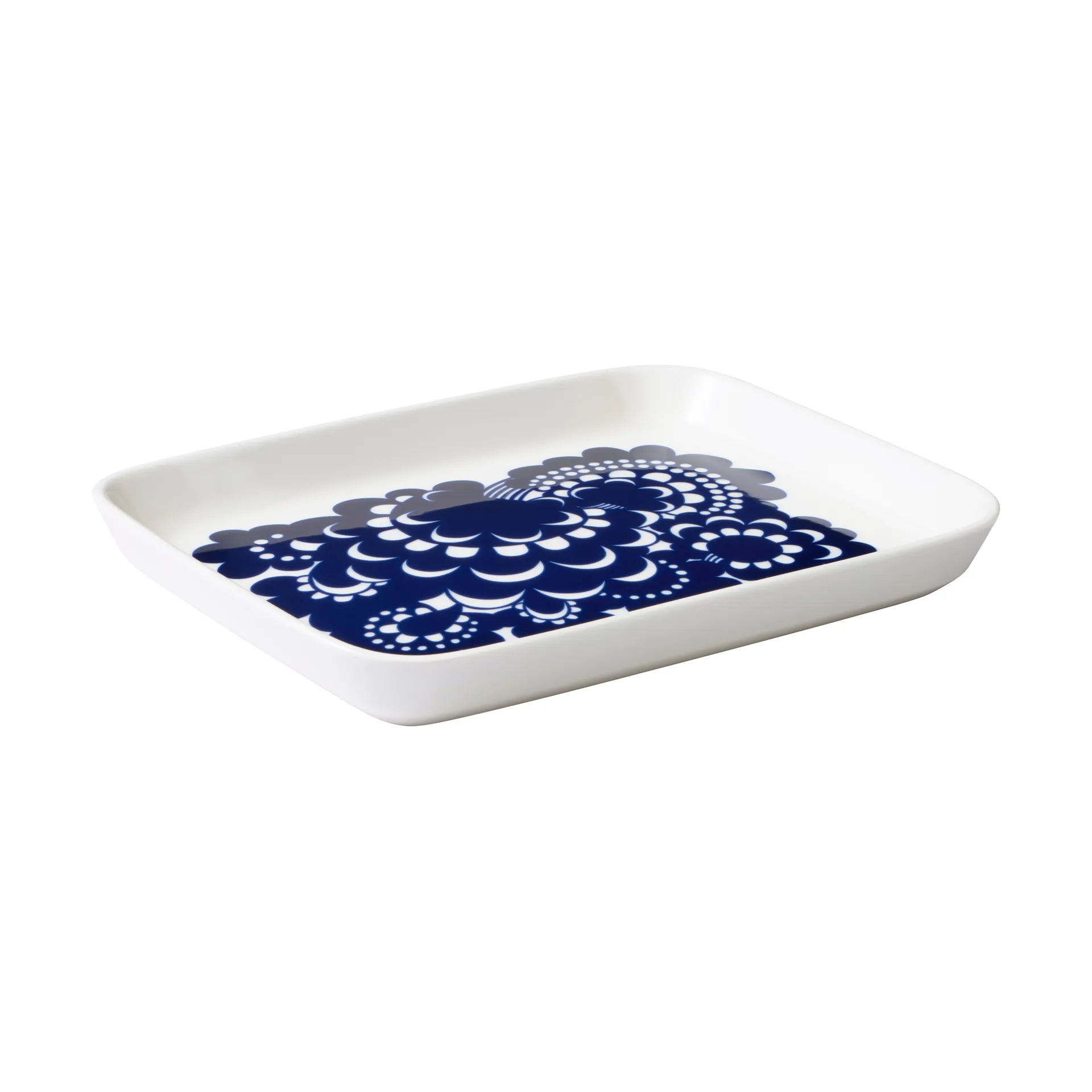 Plato Esteri 15x19 cm, Azul-blanco Arabia