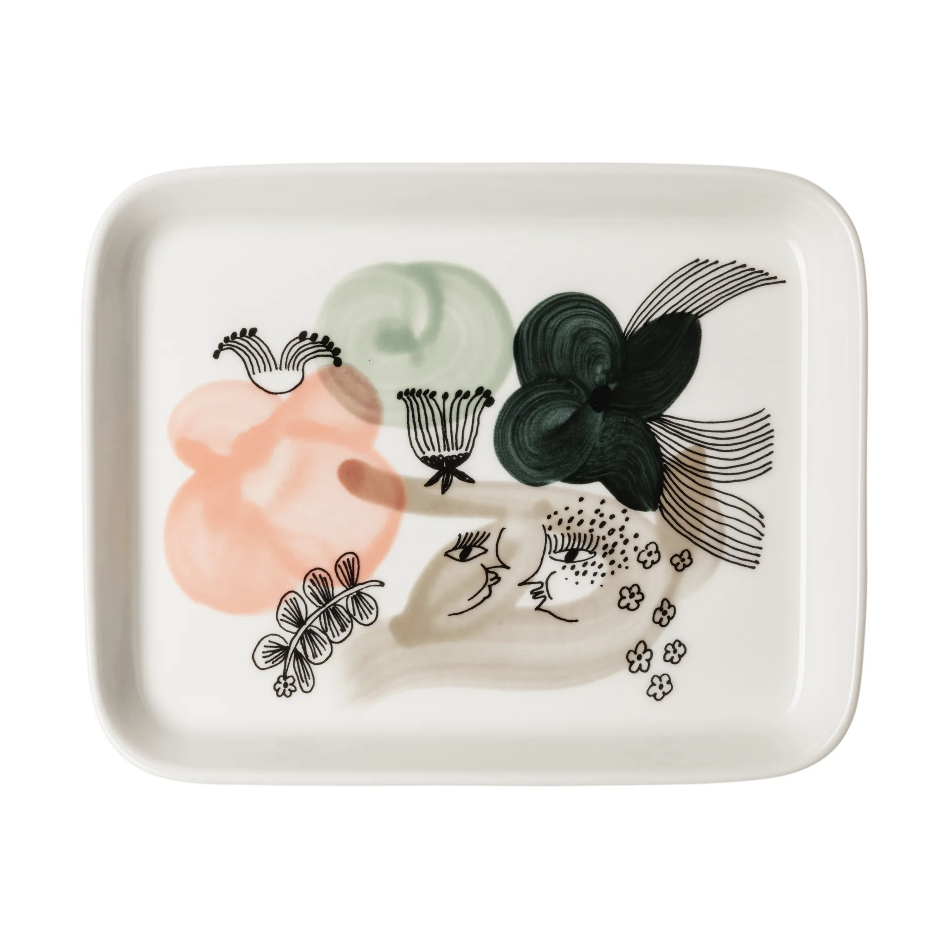 Plato Kukkamaa 15x19 cm, Verde Arabia