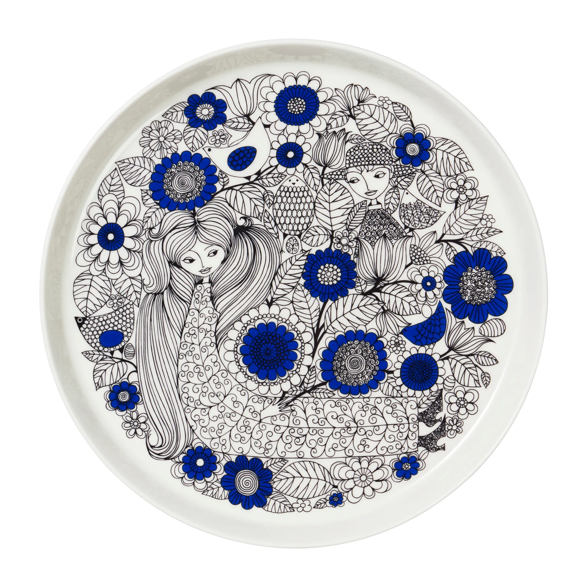 Plato Pastoraali Ø24 cm, azul Arabia