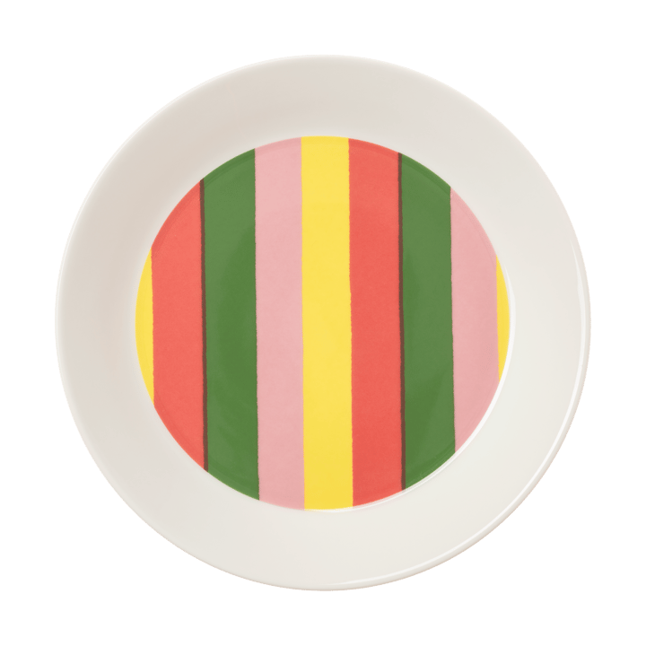 Plato Vuokko Ø22 cm - Pieni 4-raita - Arabia