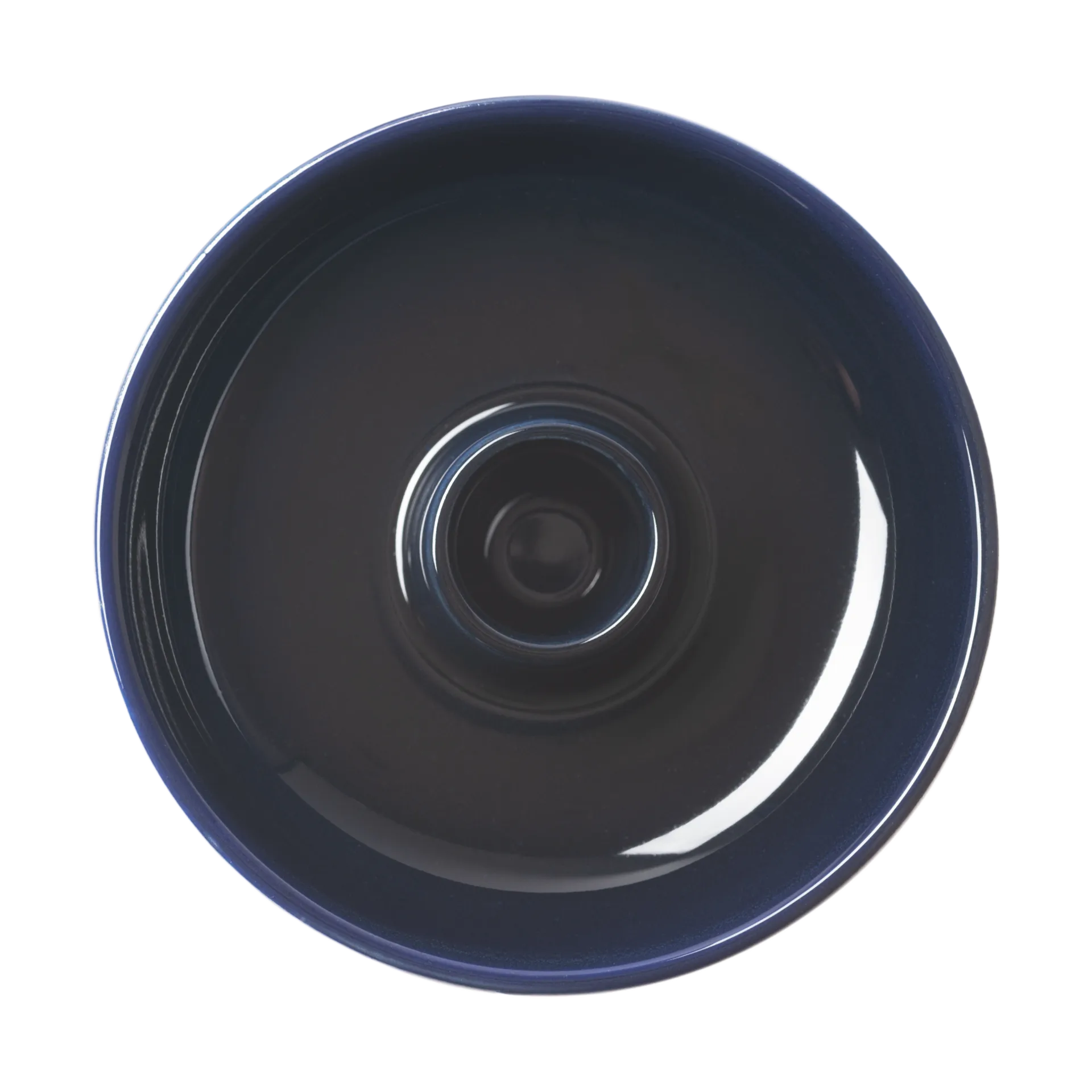 Portavelas Kirnu Ø11x3,5 cm, Azul Arabia