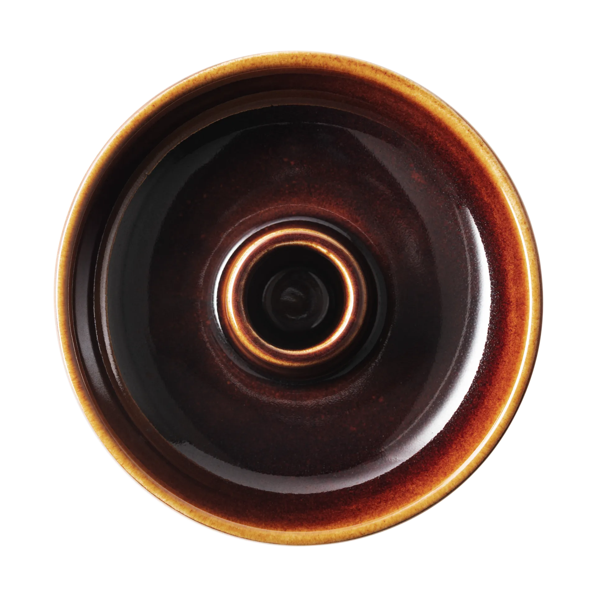 Portavelas Kirnu Ø11x3,5 cm, Marrón Arabia