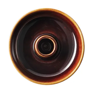 Portavelas Kirnu Ø11x3,5 cm - Marrón - Arabia