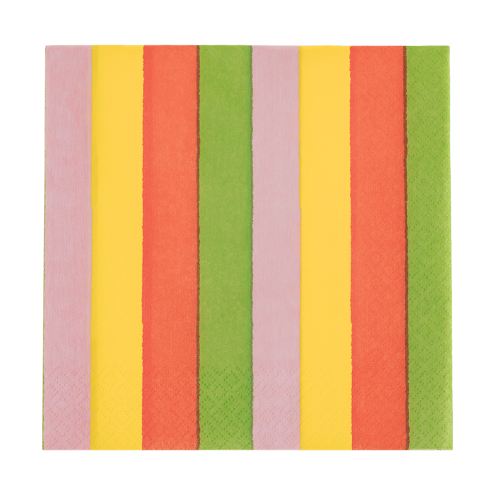 Servilletas de papel Vuokko 33x33 cm, 20-pack - Pieni 4-raita - Arabia