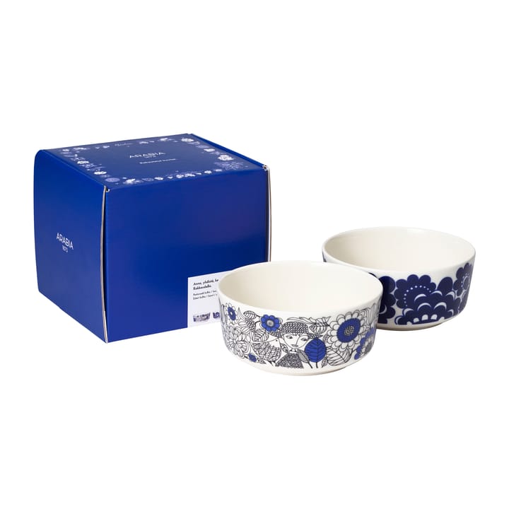 Set mixto boles Pagrandeaali & Esteri Arabia 2 piezas, azul Arabia