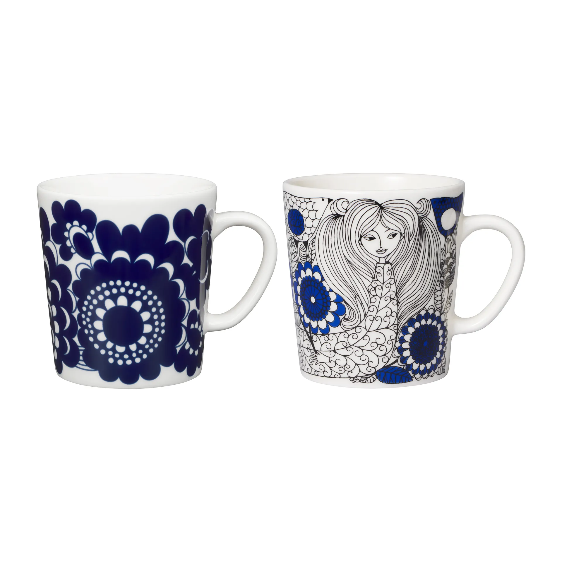 Set mixto tazas Pagrandeaali & Esteri Arabia 2 piezas, azul Arabia
