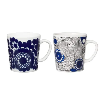 Set mixto tazas Pagrandeaali & Esteri Arabia 2 piezas - azul - Arabia