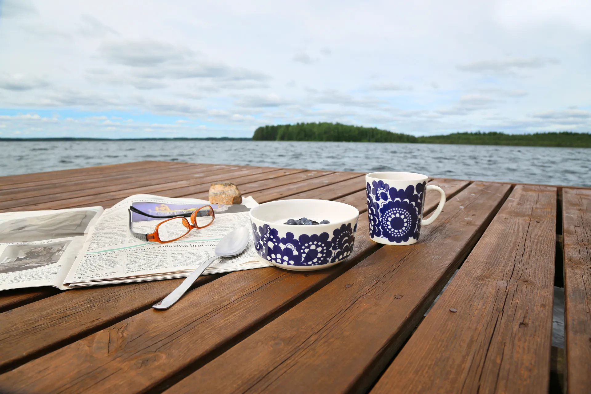 Set mixto tazas Pagrandeaali & Esteri Arabia 2 piezas, azul Arabia