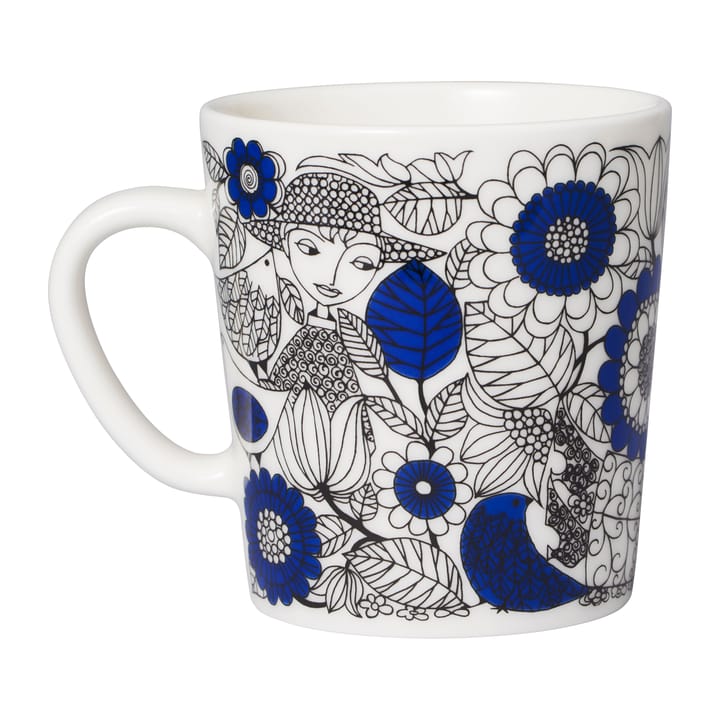 Taza 30 cl y Plato Ø19 cm Pastoraali, azul Arabia