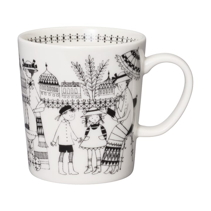 Taza Emilia 30 cl - Negro-blanco - Arabia