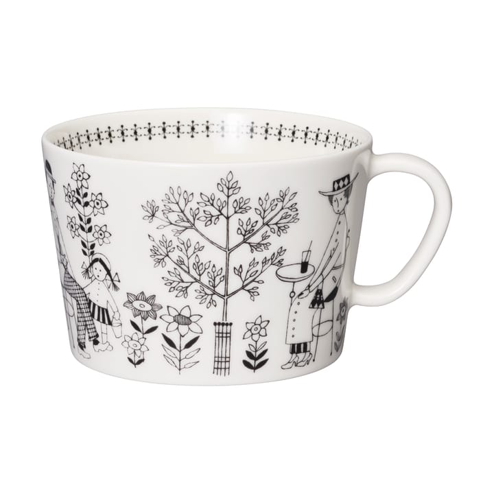 Taza Emilia 40 cl - Negro-blanco - Arabia