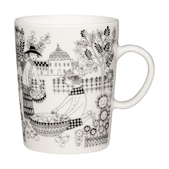 Taza Emilia 50 cl - Negro-blanco - Arabia