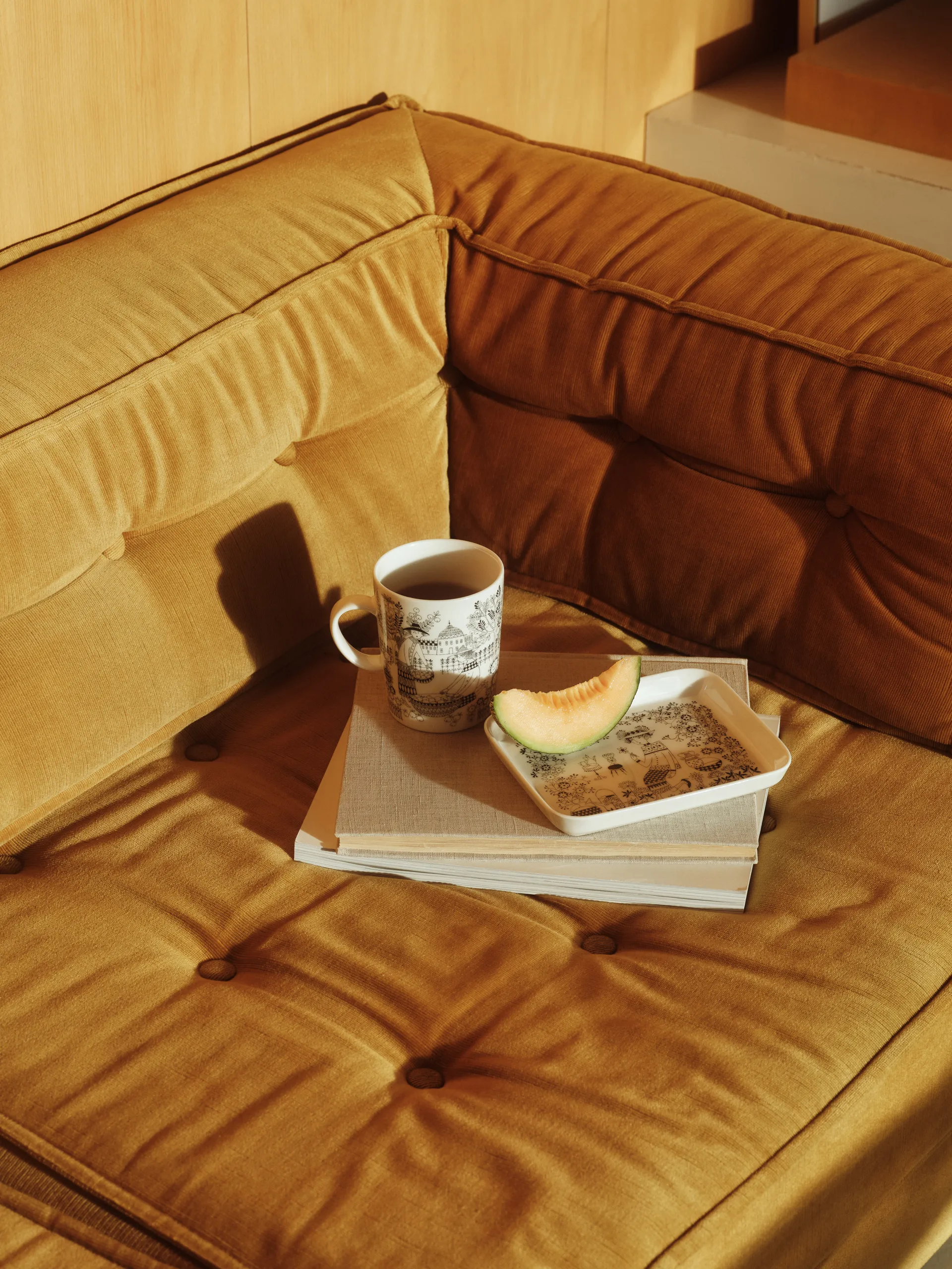 Taza Emilia 50 cl, Negro-blanco Arabia