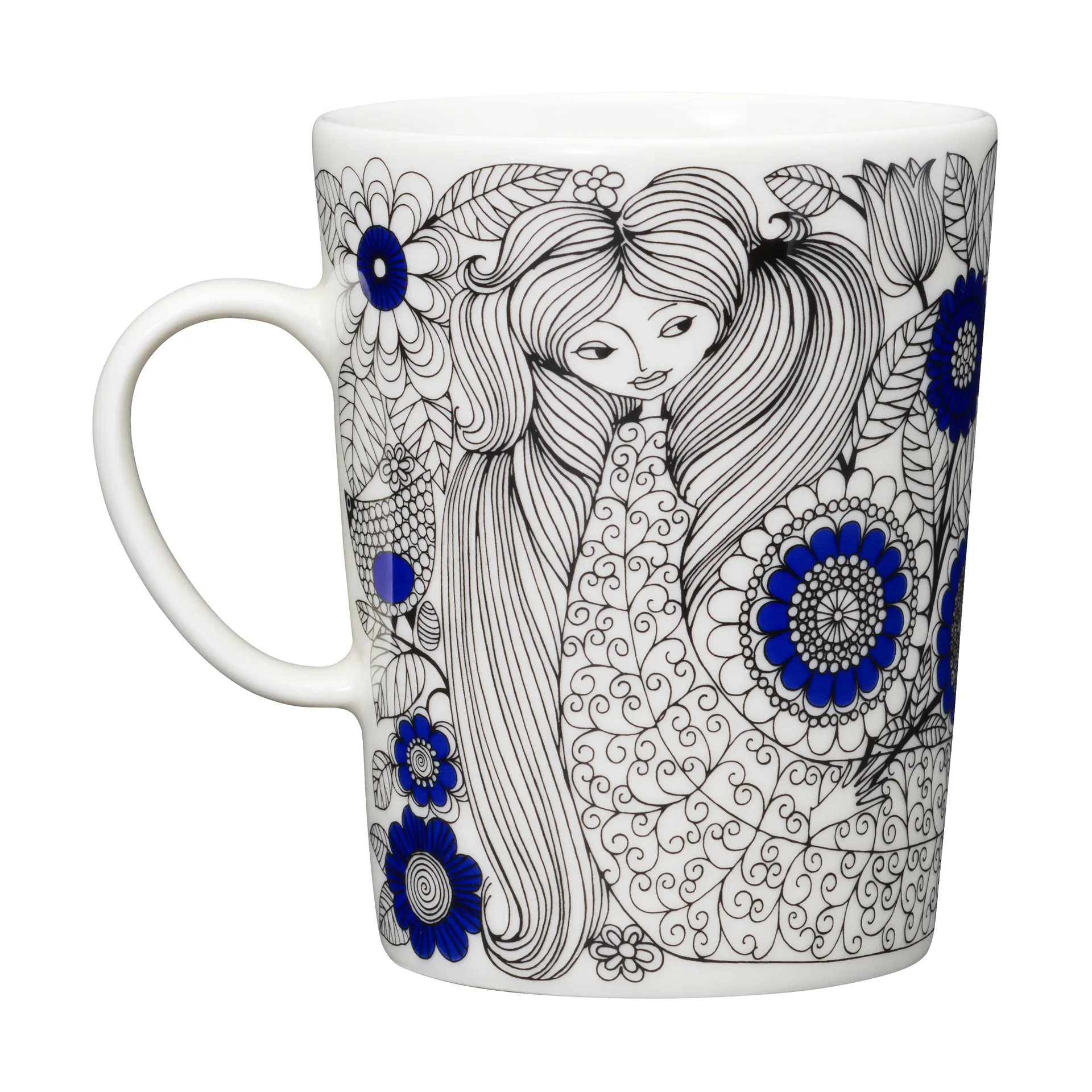 Taza Pastoraali 50 cl, Azul-blanco Arabia