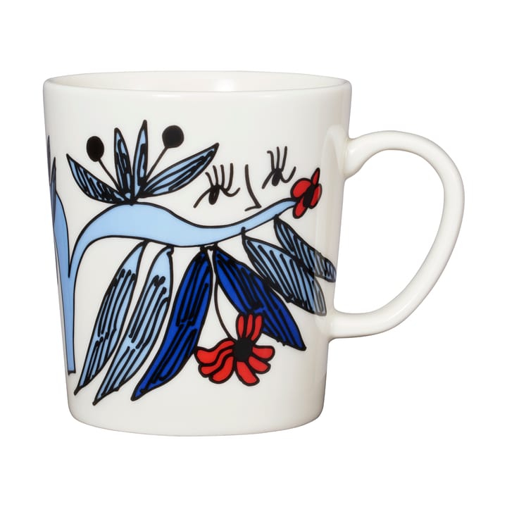 Taza Puutarhurit 30 cl - Azul-blanco-rojo - Arabia