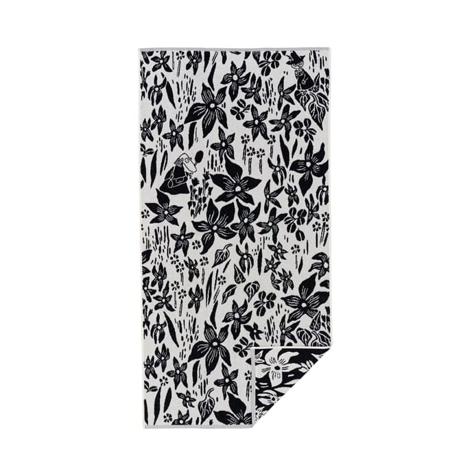 Toalla de baño Mumin 70x140 cm - Lirio negro-blanco - Arabia