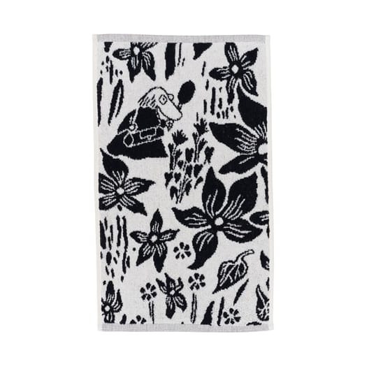 Toalla Mumin 30x50 cm - Lirio negro-blanco - Arabia