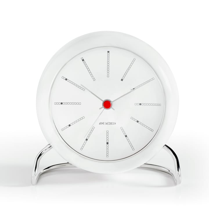 Despertador AJ Bankers - blanco - Arne Jacobsen Clocks