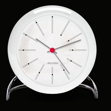 Despertador AJ Bankers - blanco - Arne Jacobsen Clocks